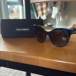 Dolce & Gabbana Turquoise Sunglasses Classic Design
